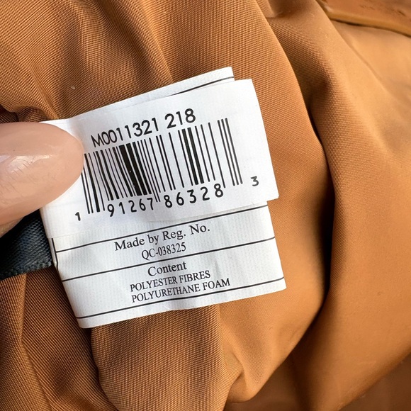 Marc Jacobs Small Quilted Nylon Backpack Book Bag Amber Brown EUC - Picture 17 of 17